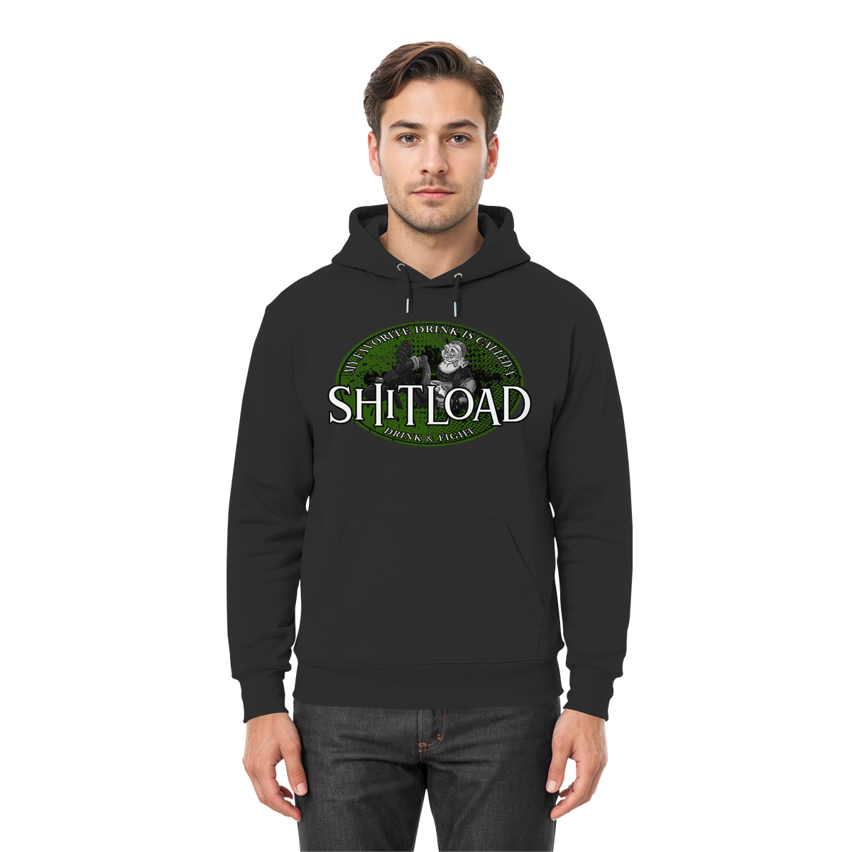 My Favorite Drink Is Called A "Shitload" - Premium Unisex Hoodie
