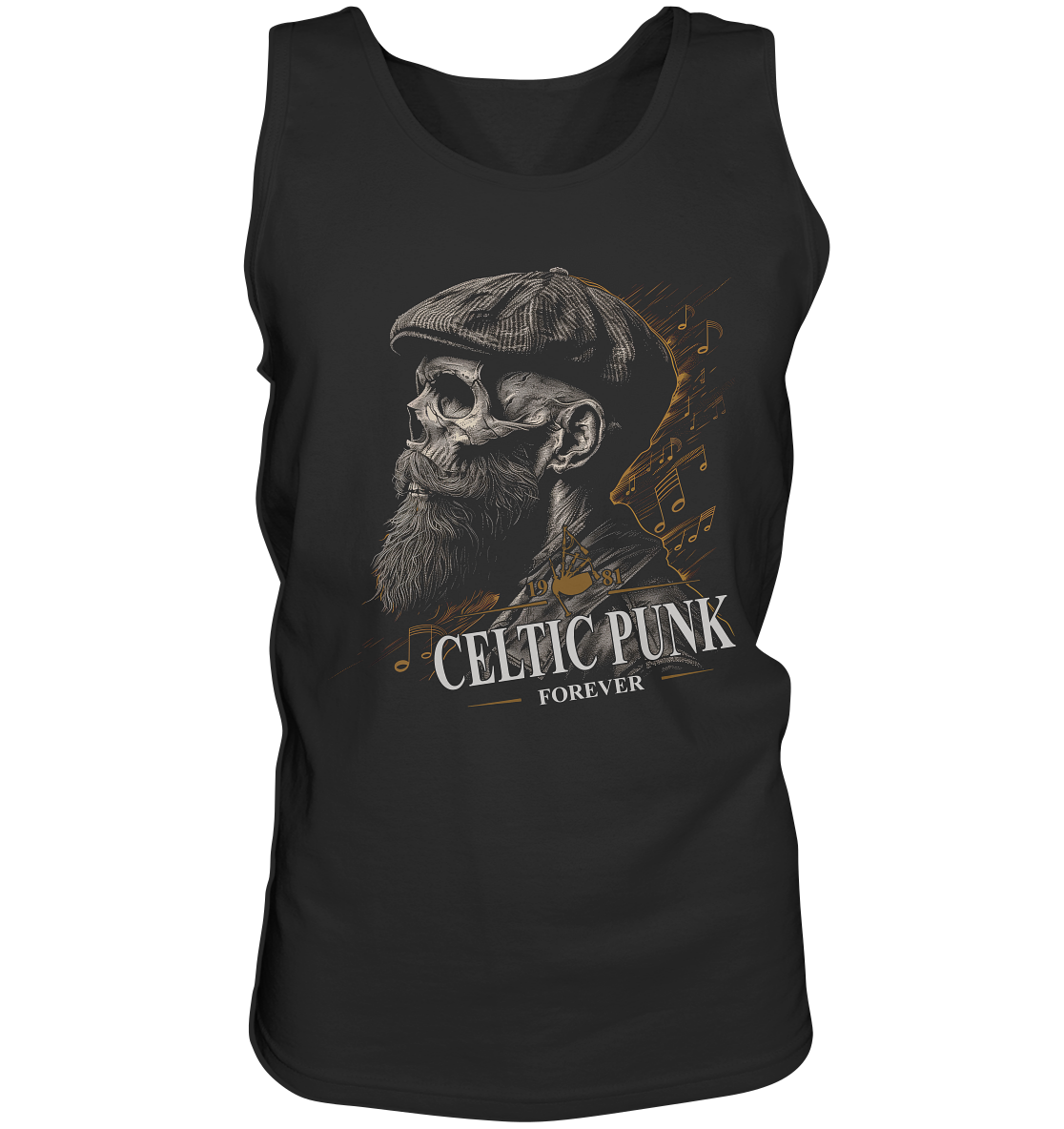 Celtic Punk "Forever / Flatcap-Skull I" - Tank-Top