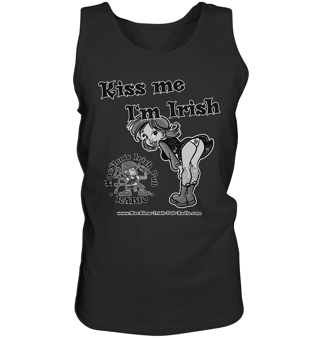 MacSlon's Irish Pub Radio "Kiss Me I'm Irish I" - Tank-Top