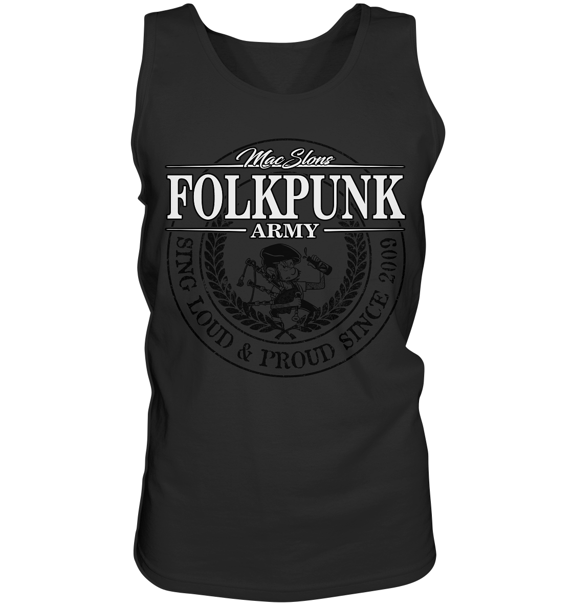 MacSlon's "Folkpunk Army" - Tank-Top