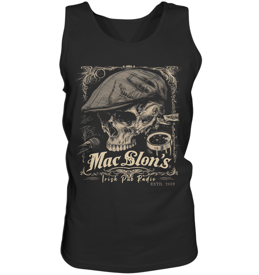 MacSlon's Irish Pub Radio "Estd. 2009 / Flatcap-Skull III" - Tank-Top