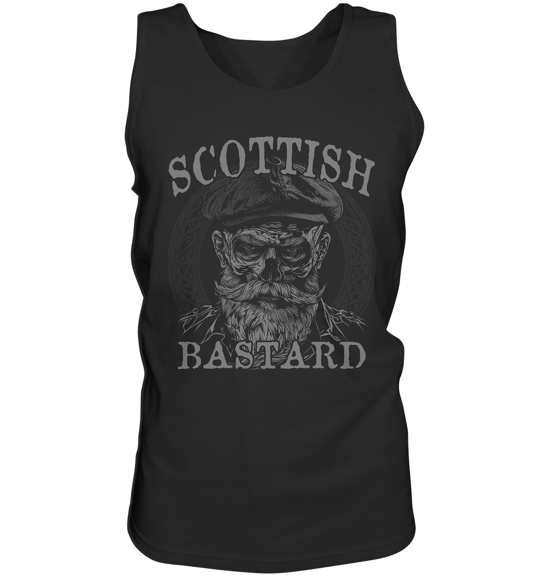 Scottish Bastard "Flatcap Skull I" - Tank-Top