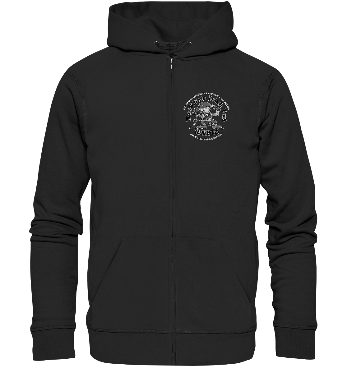 MacSlon's Radio "24/7 - Classic Logo" - Zipper