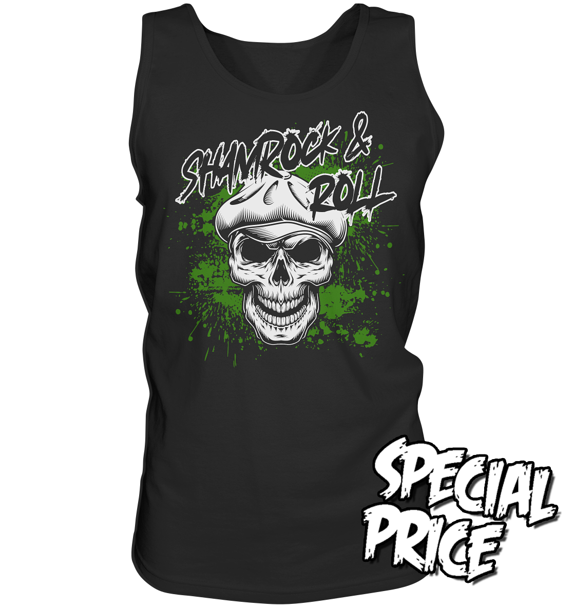 Shamrock And Roll "Skull" - Tank-Top (Größe L)