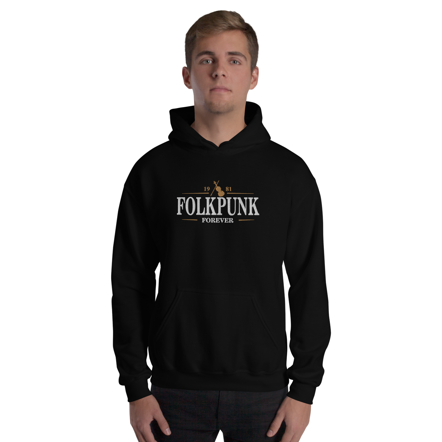 Folkpunk "Forever" (Hochwertiger Stick) - Unisex-Kapuzenpullover