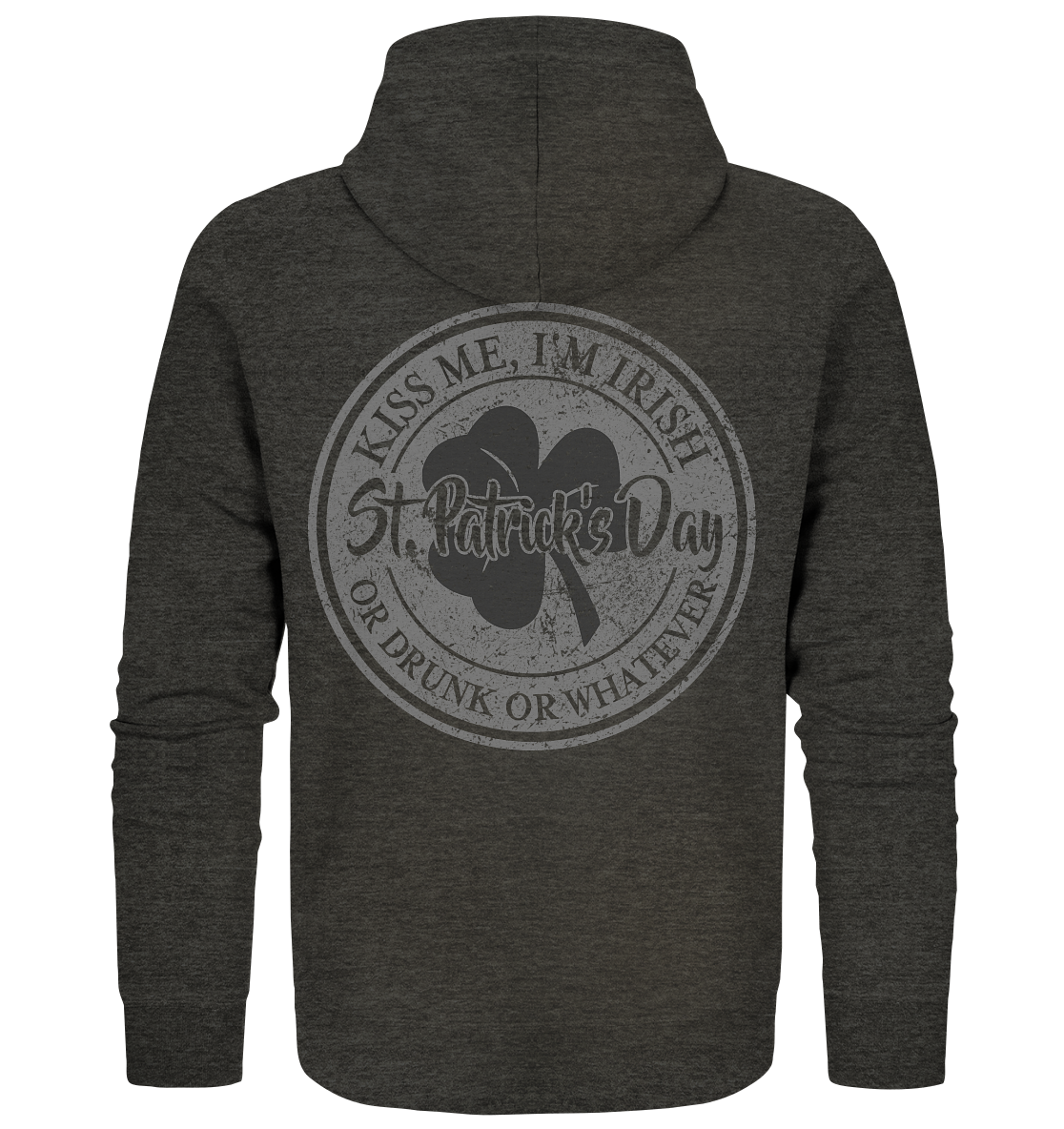 St. Patrick's Day "Whatever" - Organic Zipper