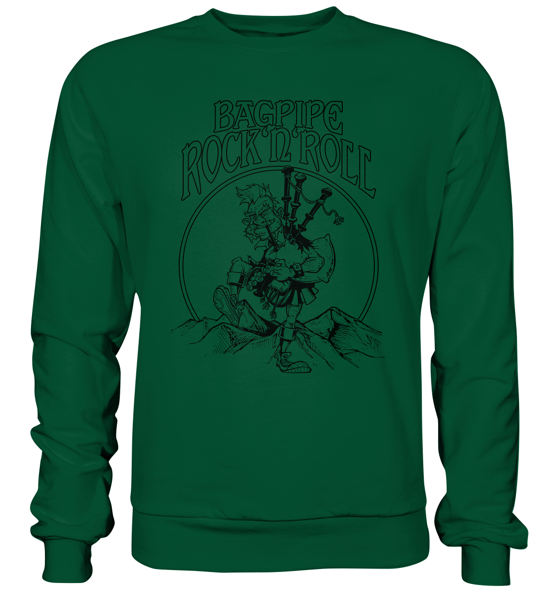 Bagpipe Rock'n'Roll - Basic Sweatshirt