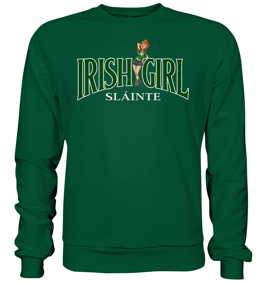 Irish Girl "Sláinte" - Basic Sweatshirt