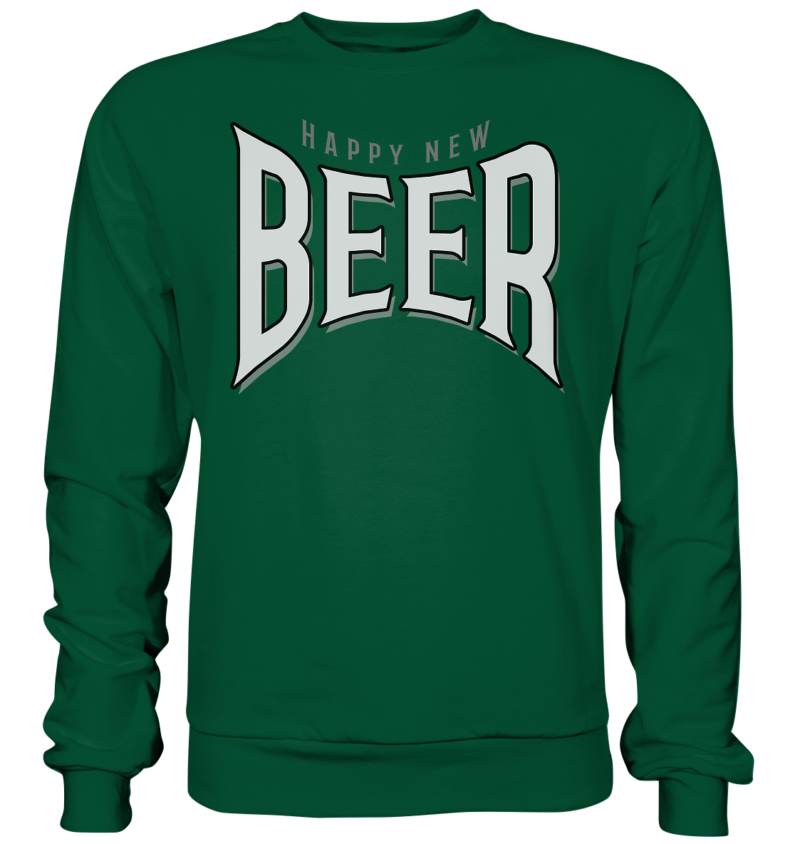 "Happy New Beer" - Basic Sweatshirt