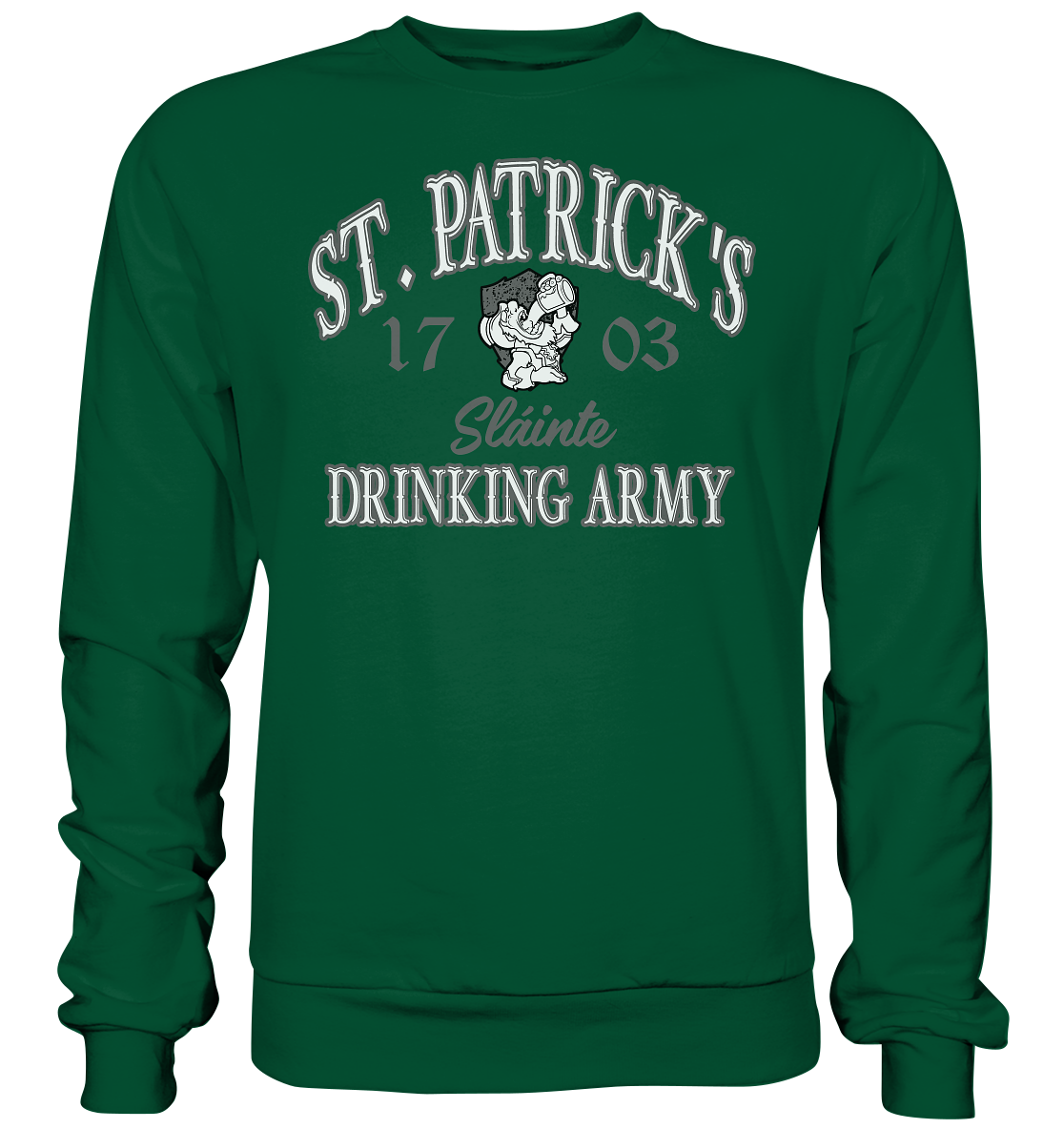 St. Patrick's Drinking Army "Sláinte" - Basic Sweatshirt