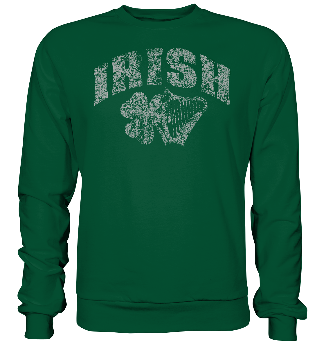 Irish "Shamrock & Harp" - Basic Sweatshirt