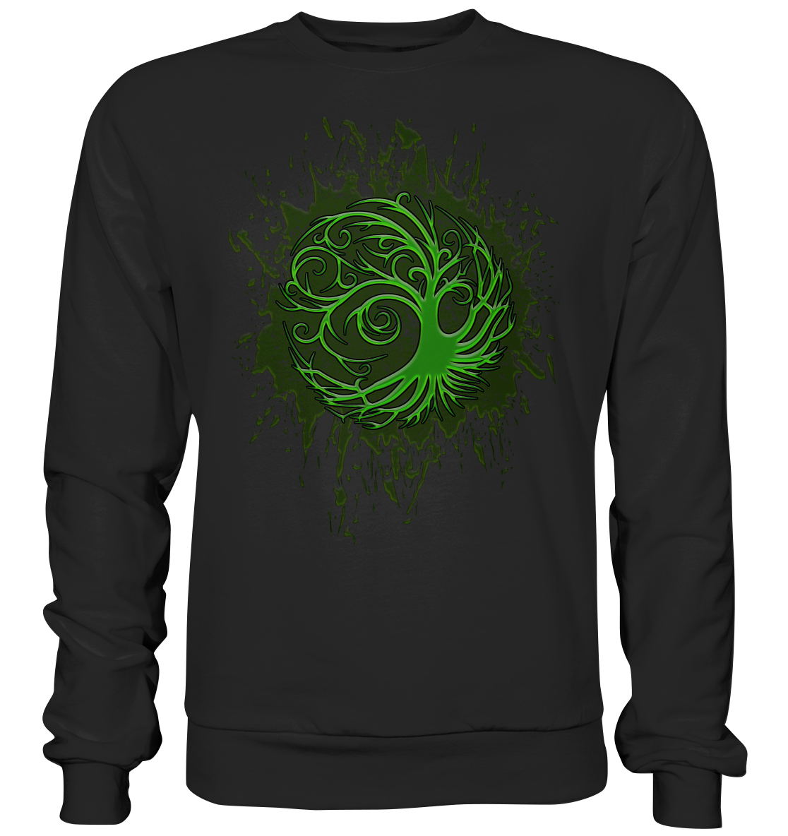 Celtic Tree "Splatter" - Basic Sweatshirt