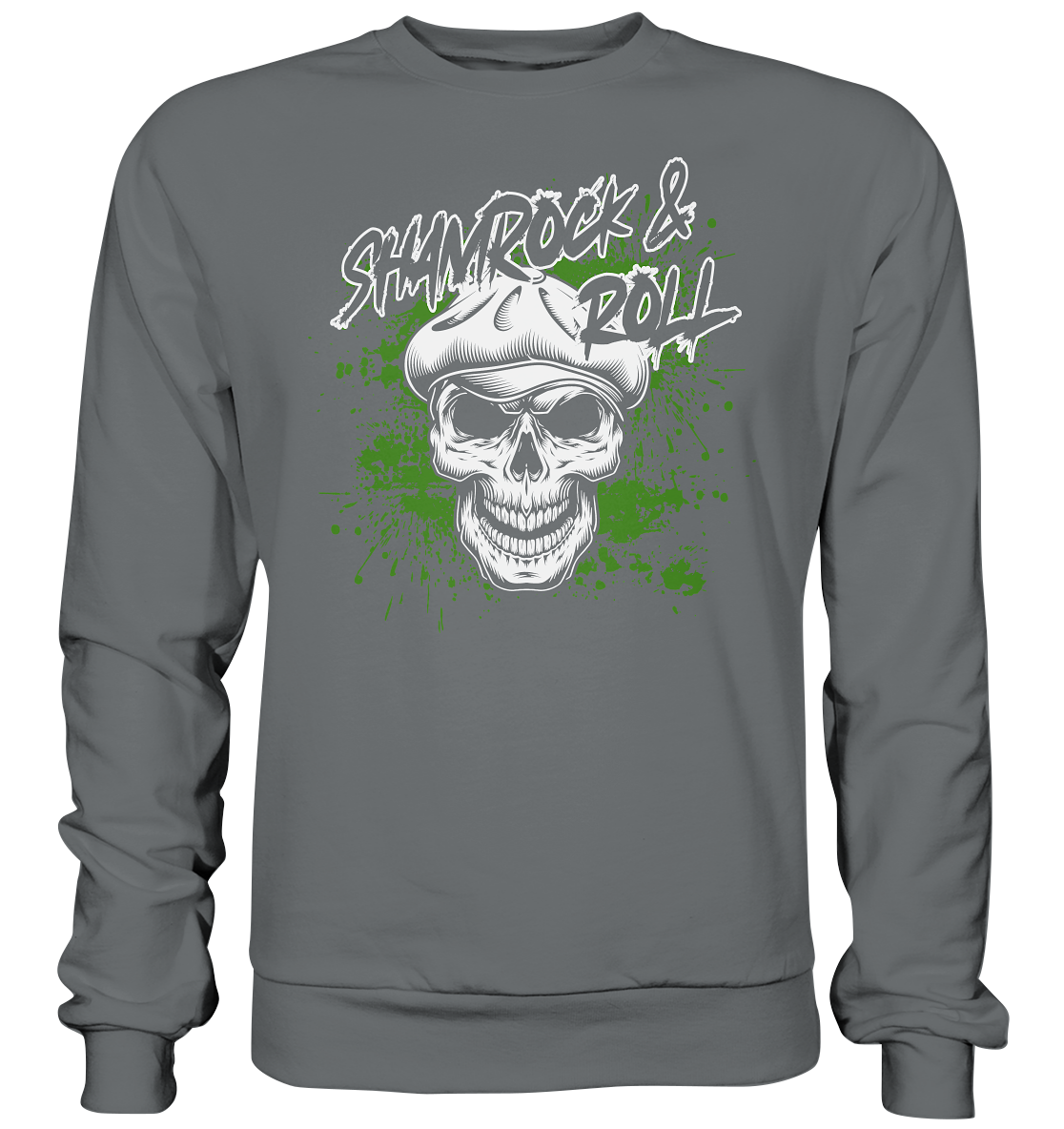 Shamrock And Roll "Skull" - Basic Sweatshirt