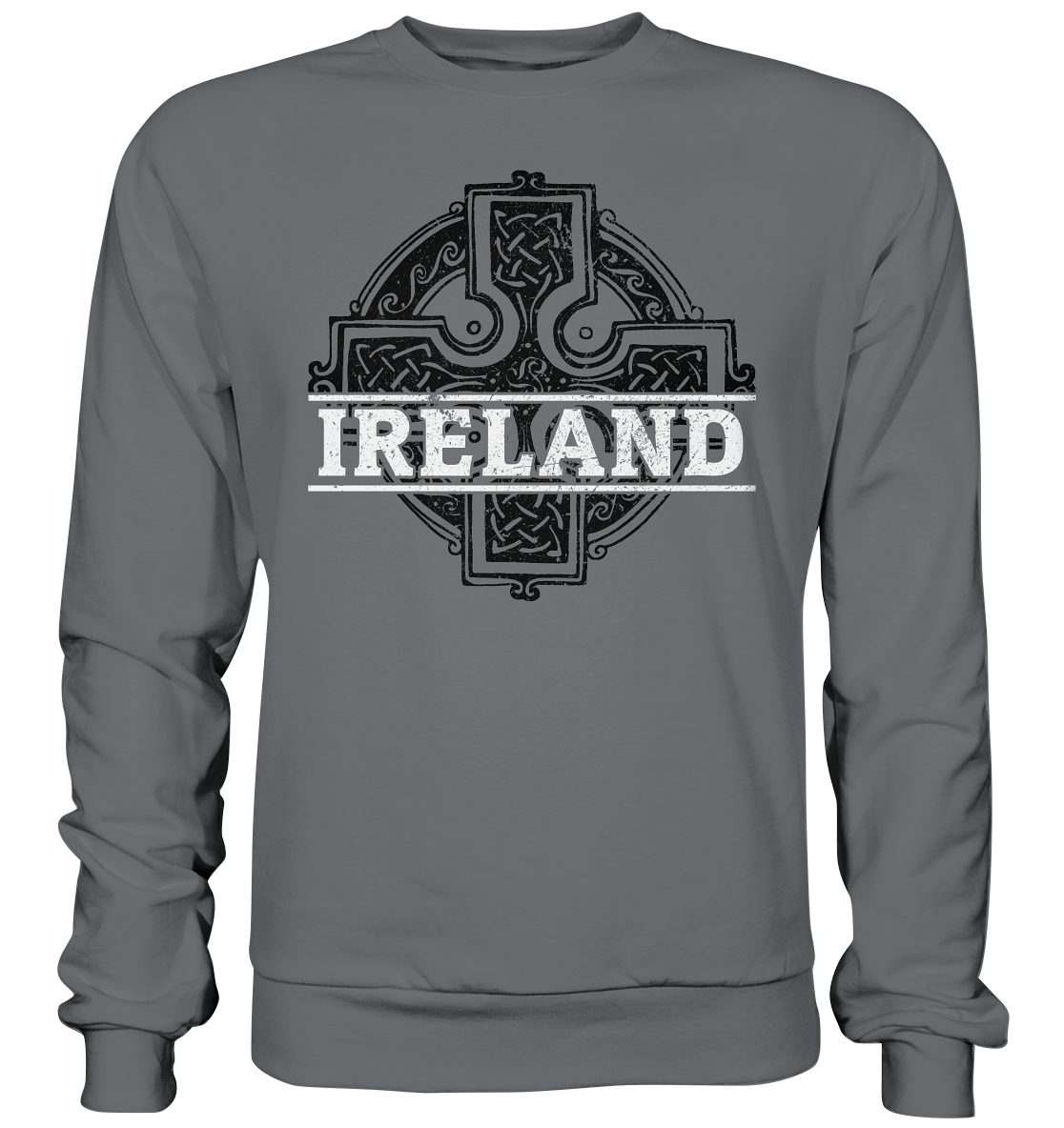 Ireland "Celtic Cross" - Basic Sweatshirt