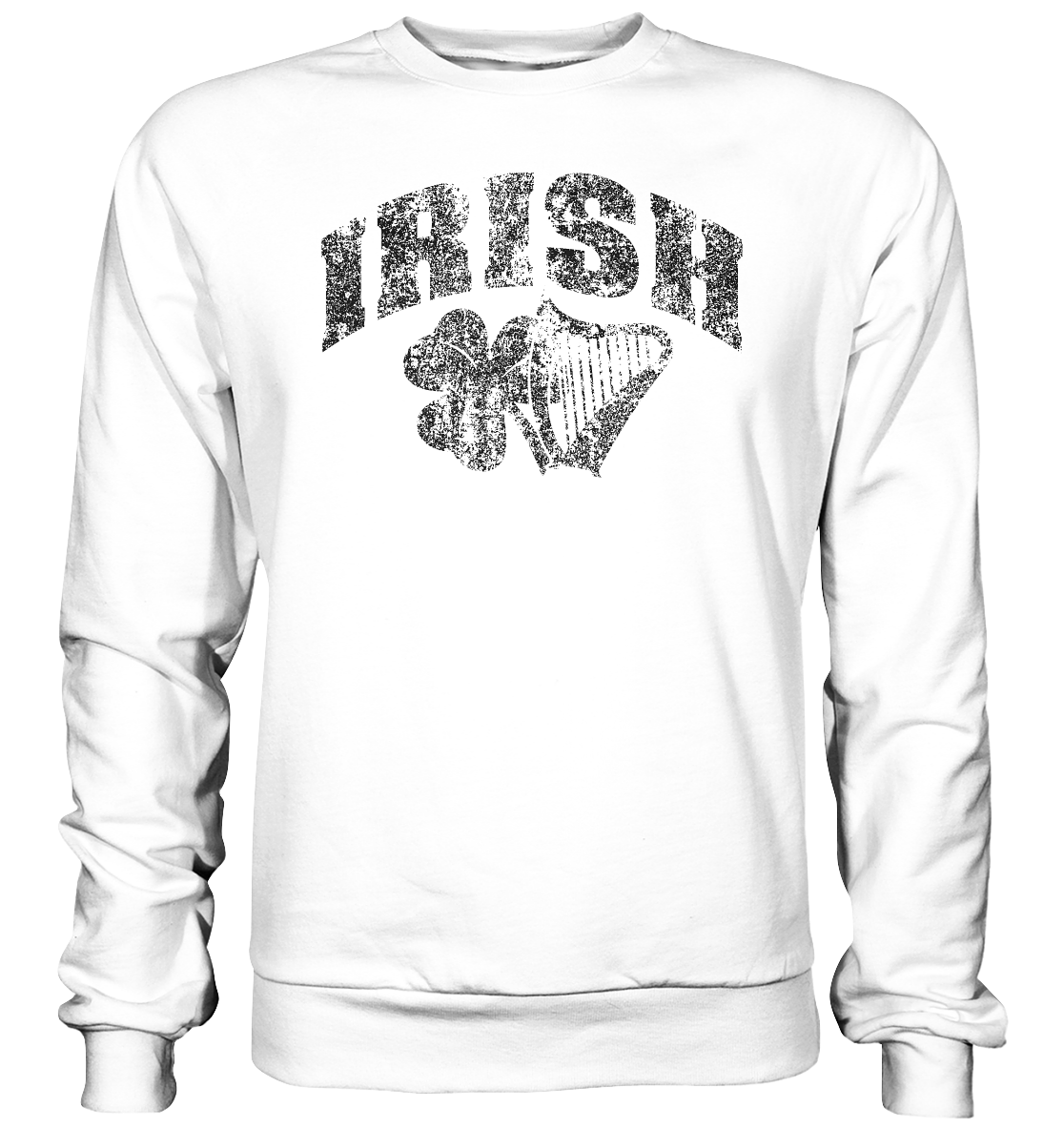 Irish "Shamrock & Harp" - Basic Sweatshirt