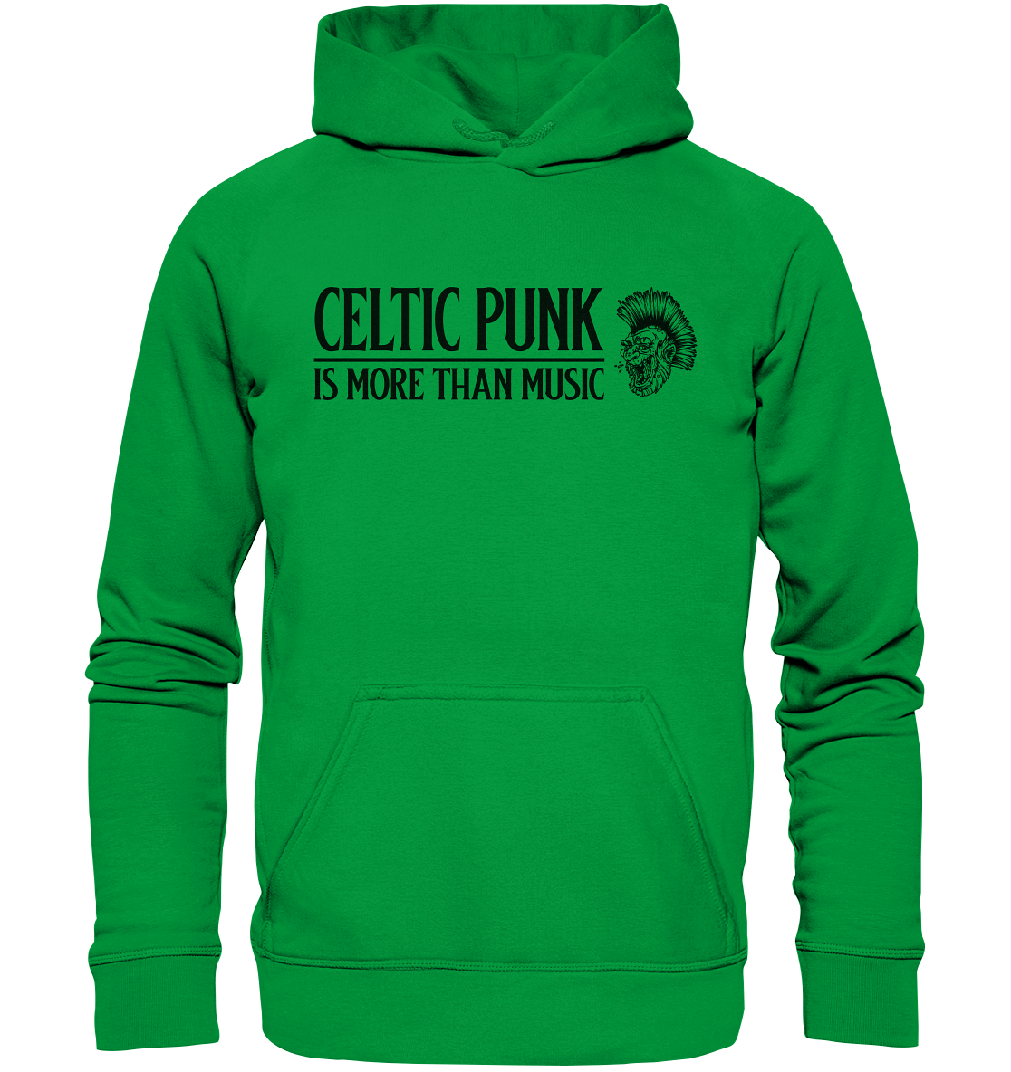 Celtic Punk "Is More Than Music" - Basic Unisex Hoodie