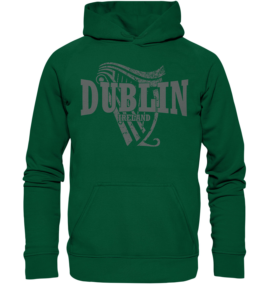 Dublin "Ireland - Harp II" - Basic Unisex Hoodie
