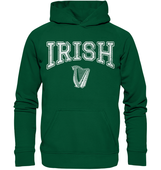 Irish "Harp" - Basic Unisex Hoodie