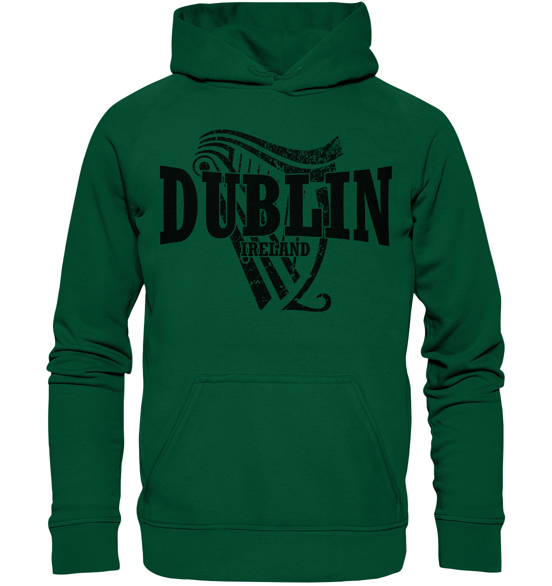 Dublin "Ireland - Harp II" - Basic Unisex Hoodie