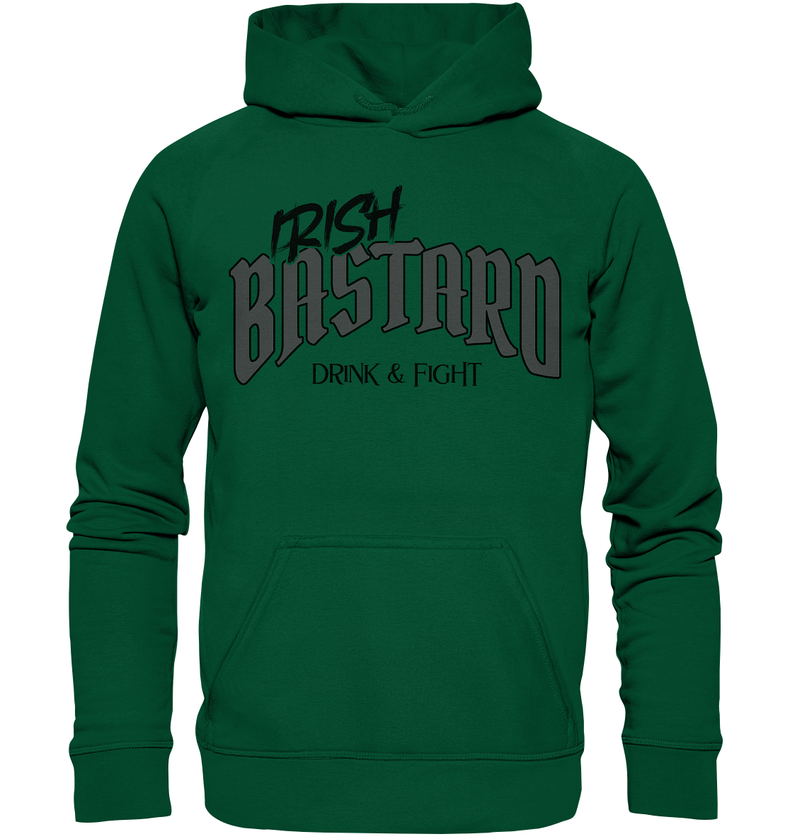 Irish Bastard "Drink & Fight" - Basic Unisex Hoodie