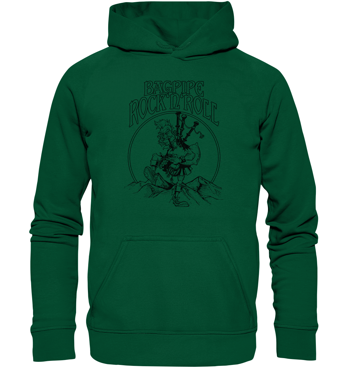 Bagpipe Rock'n'Roll - Basic Unisex Hoodie