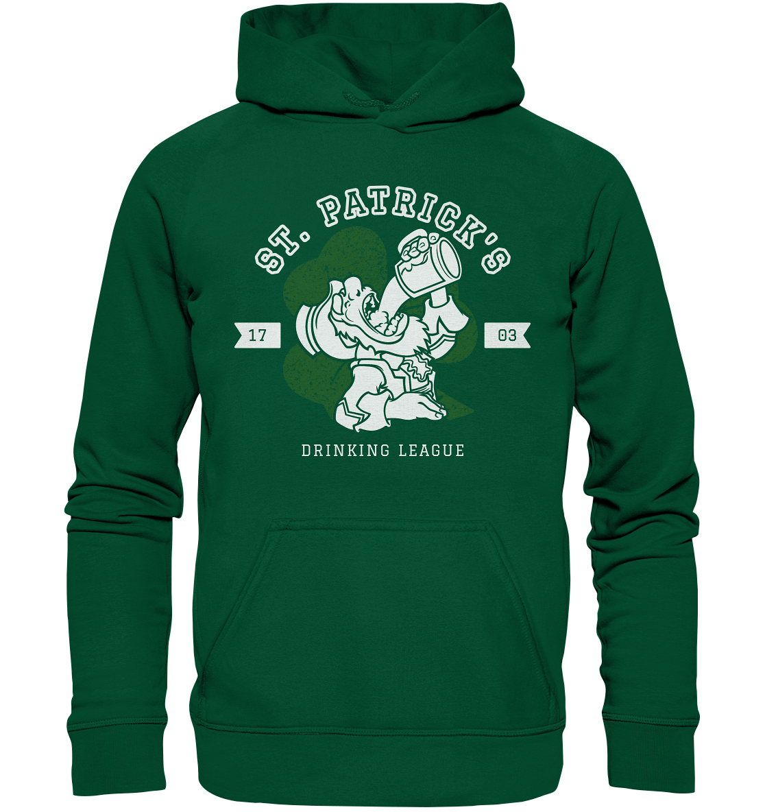 St. Patrick's "Drinking League" - Basic Unisex Hoodie