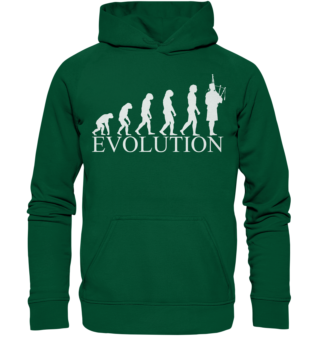 Bagpipe Evolution - Basic Unisex Hoodie