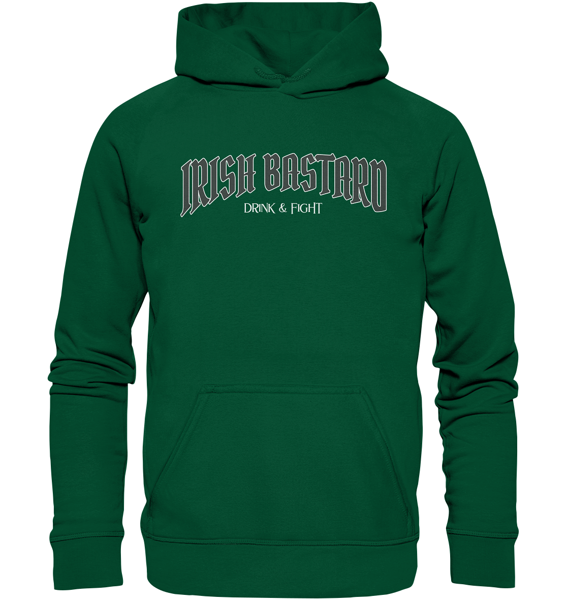 Irish Bastard "Drink & Fight" - Basic Unisex Hoodie