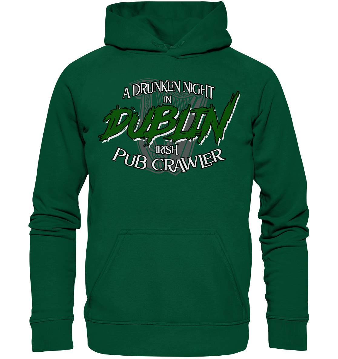 A Drunken Night In Dublin "Irish Pub Crawler" - Basic Unisex Hoodie