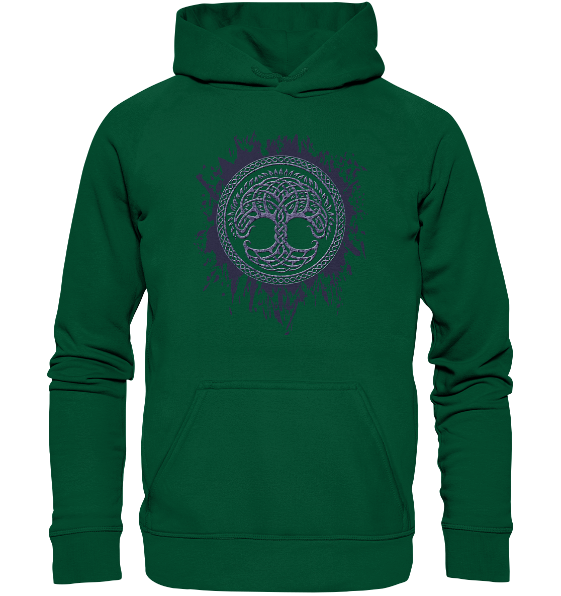 Celtic Tree "Splatter" - Basic Unisex Hoodie