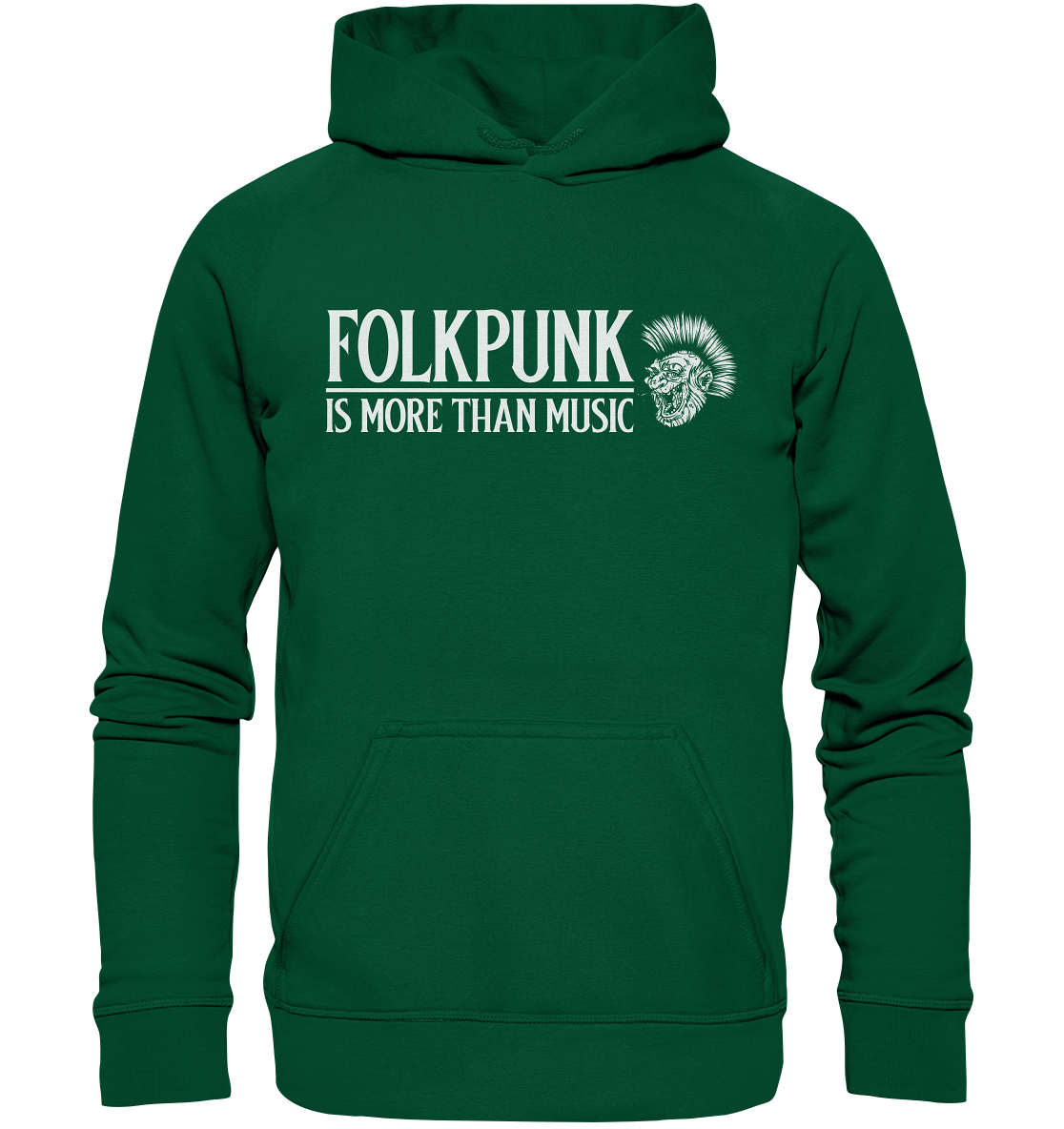 Folkpunk "Is More Than Music" - Basic Unisex Hoodie