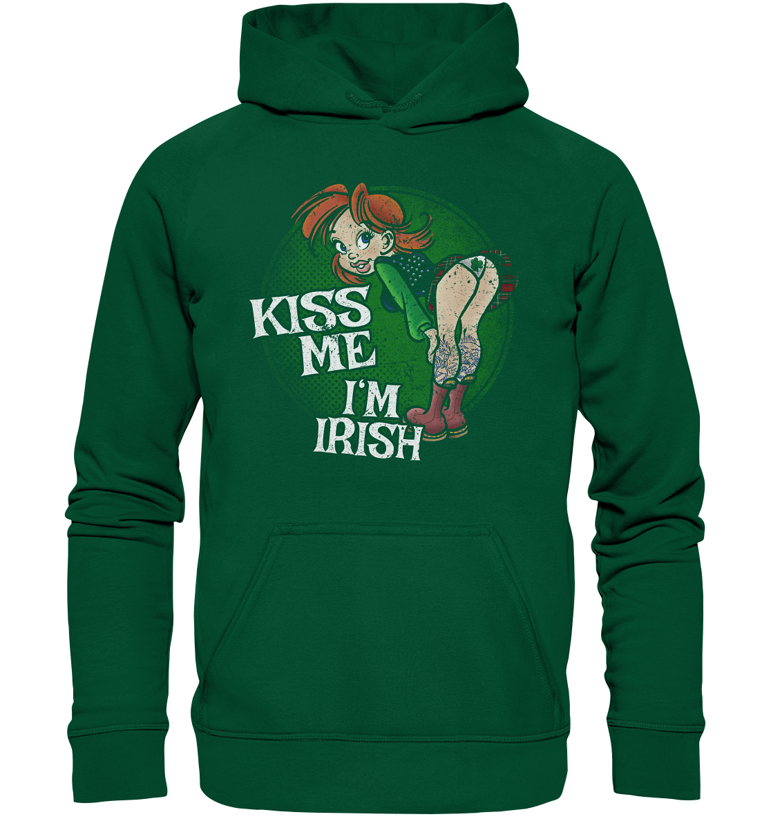 Kiss Me I'm Irish - Basic Unisex Hoodie