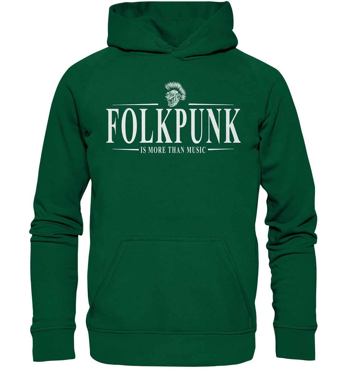 Folkpunk "Is More Than Music" - Basic Unisex Hoodie