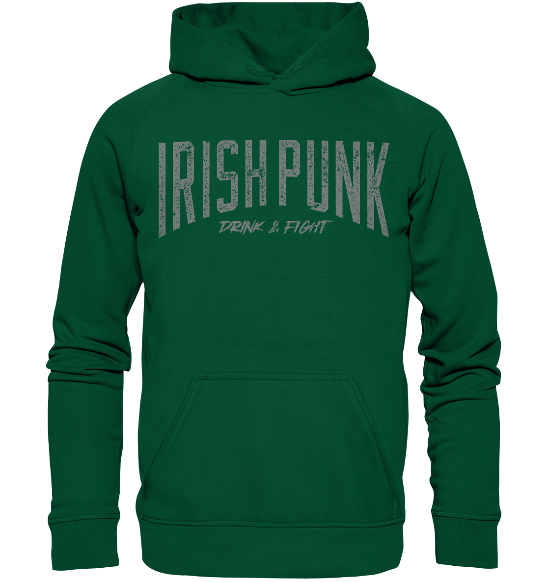 Irish Punk "Drink & Fight" - Basic Unisex Hoodie