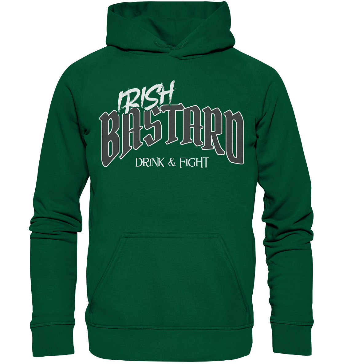Irish Bastard "Drink & Fight" - Basic Unisex Hoodie