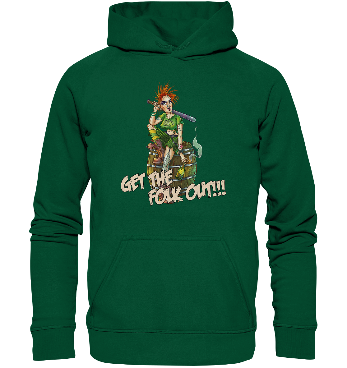 Get The Folk Out - Basic Unisex Hoodie