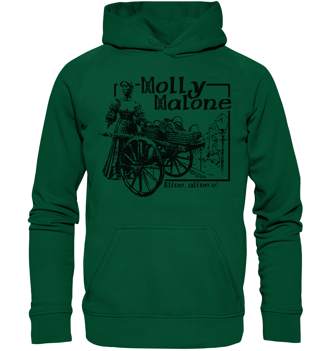 Molly Malone "Alive, alive o" - Basic Unisex Hoodie