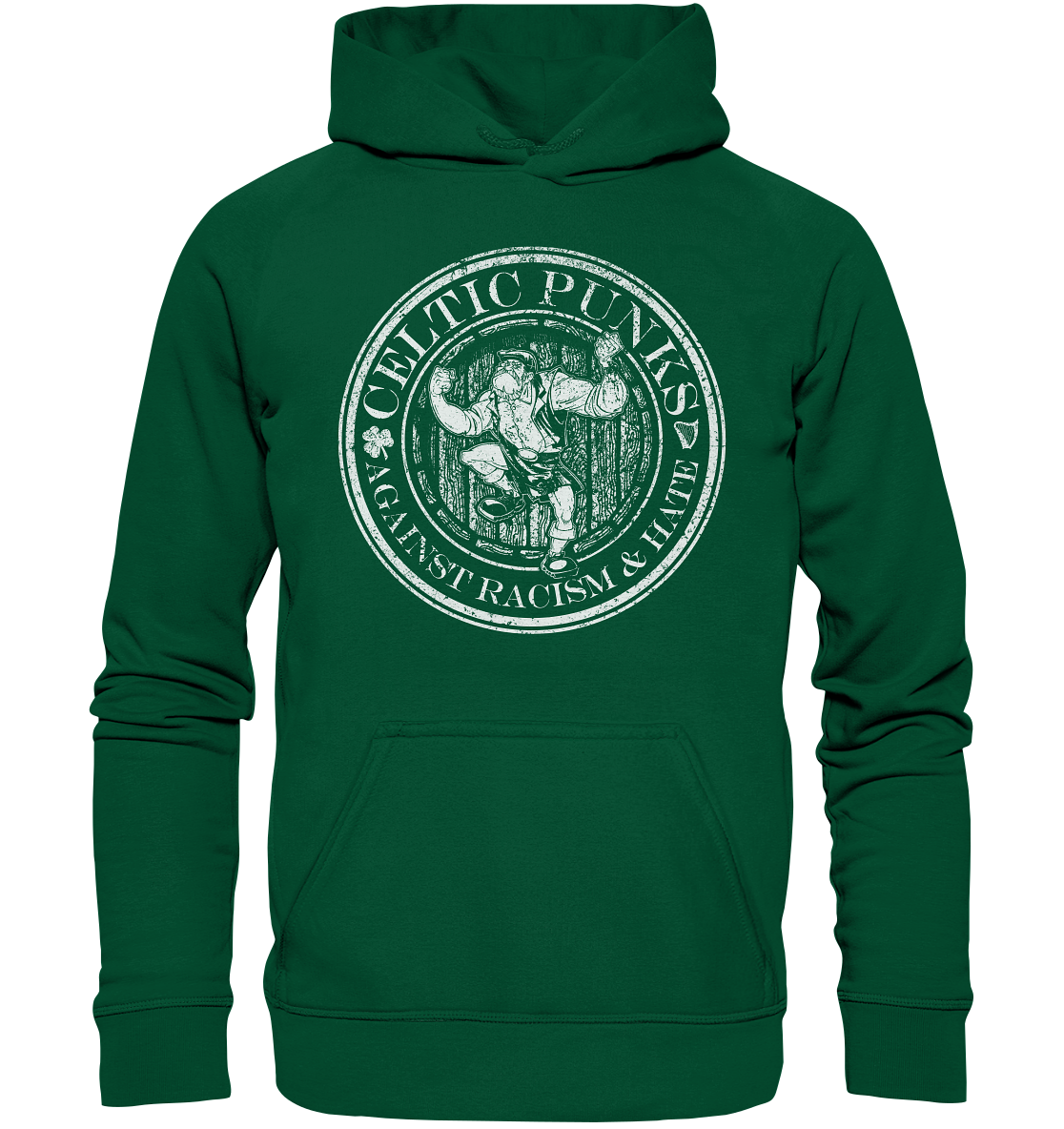 Celtic Punks "Against Racism & Hate" - Basic Unisex Hoodie