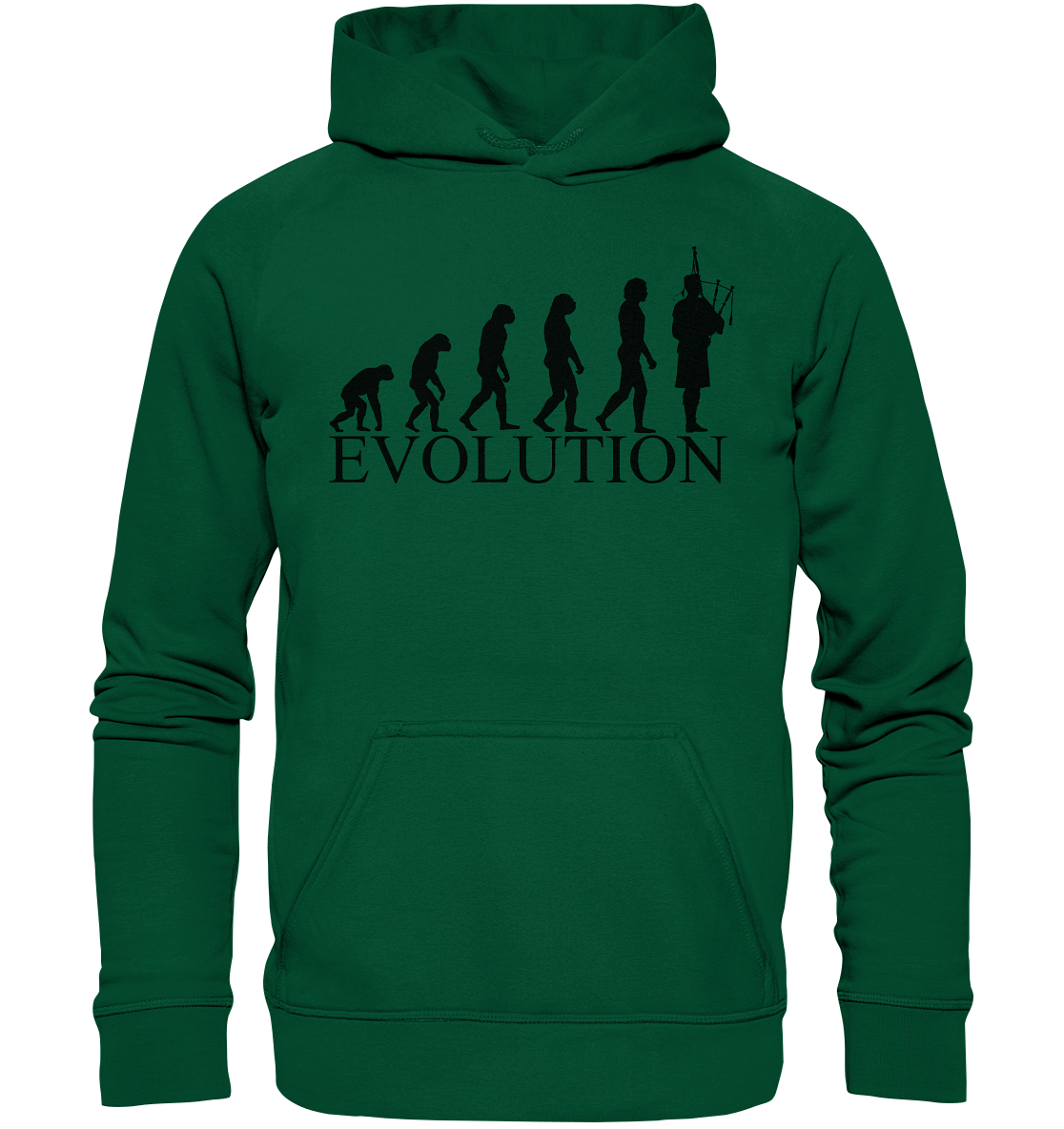 Bagpipe Evolution - Basic Unisex Hoodie