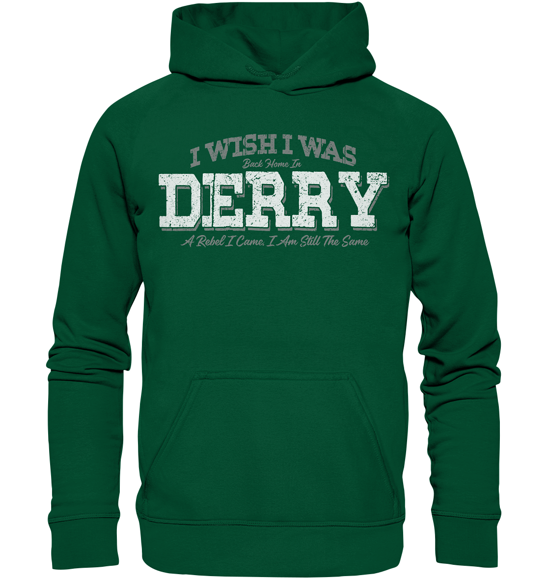 I Wish I Was Back Home In Derry - Basic Unisex Hoodie