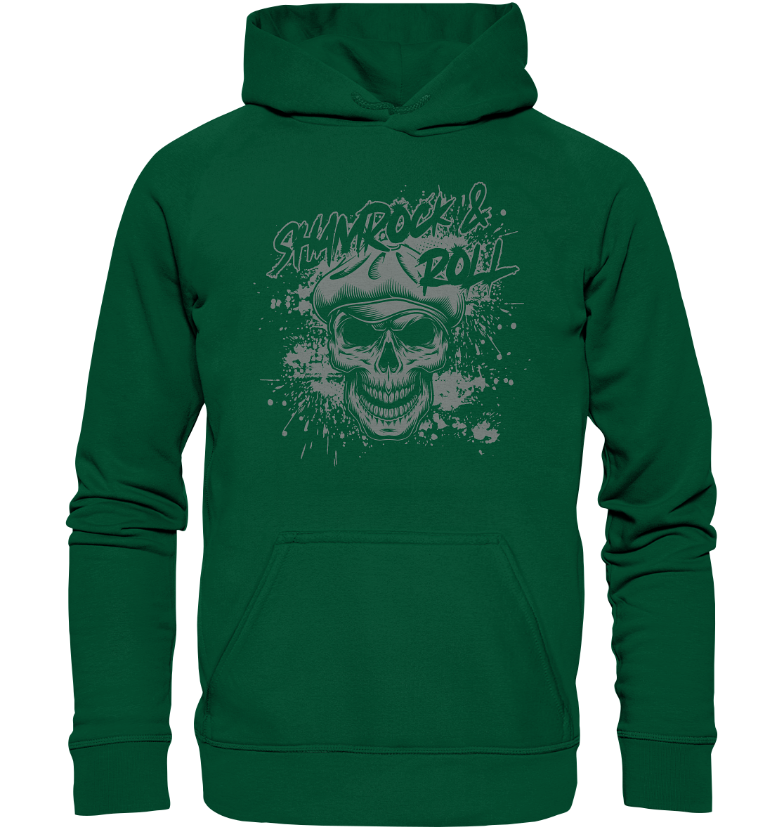 Shamrock And Roll "Skull" - Basic Unisex Hoodie