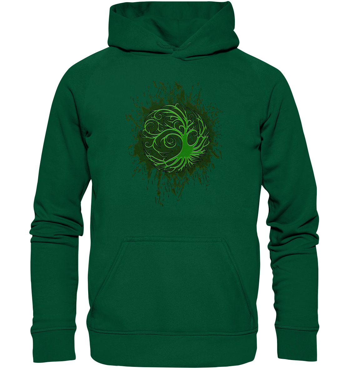 Celtic Tree "Splatter" - Basic Unisex Hoodie
