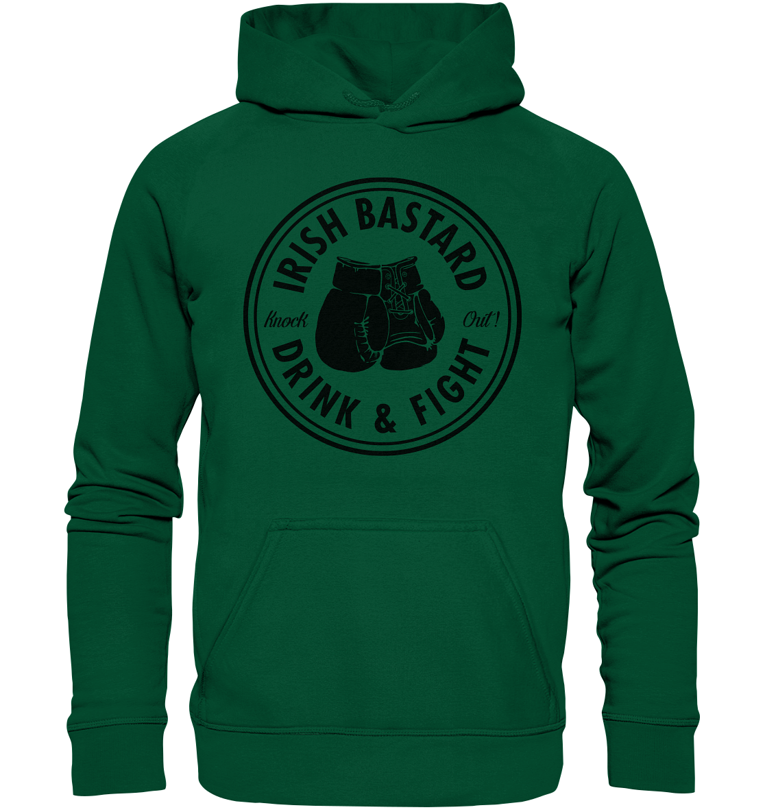 Irish Bastard "Drink & Fight" - Basic Unisex Hoodie