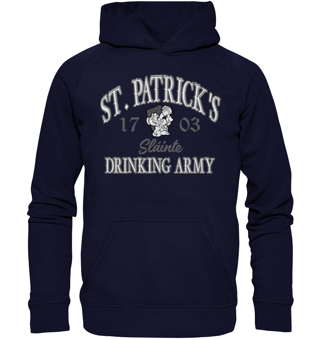 St. Patrick's Drinking Army "Sláinte" - Basic Unisex Hoodie