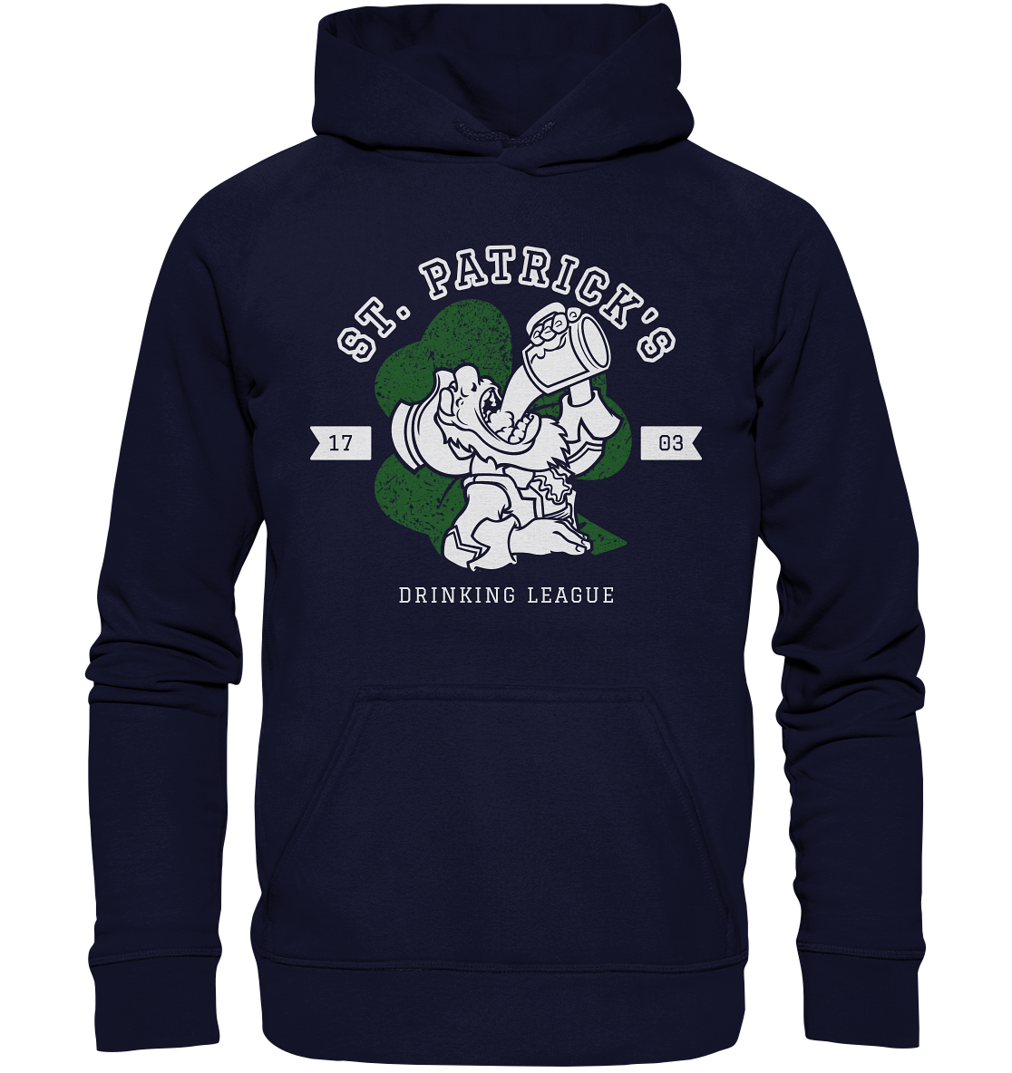 St. Patrick's "Drinking League" - Basic Unisex Hoodie