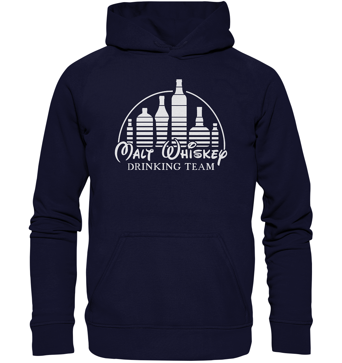 Malt Whiskey "Drinking Team" - Basic Unisex Hoodie