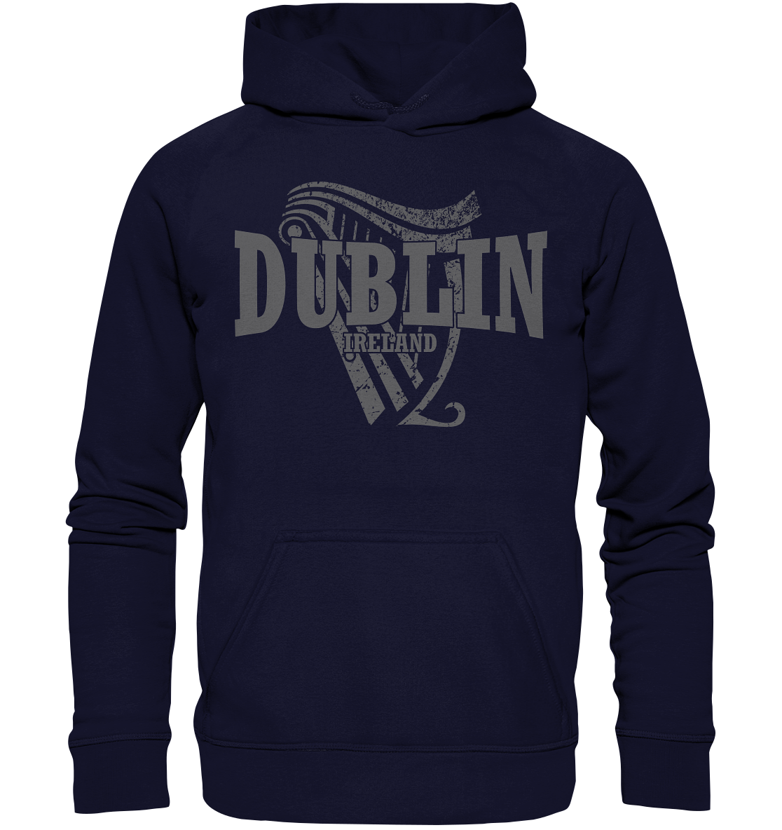Dublin "Ireland - Harp II" - Basic Unisex Hoodie