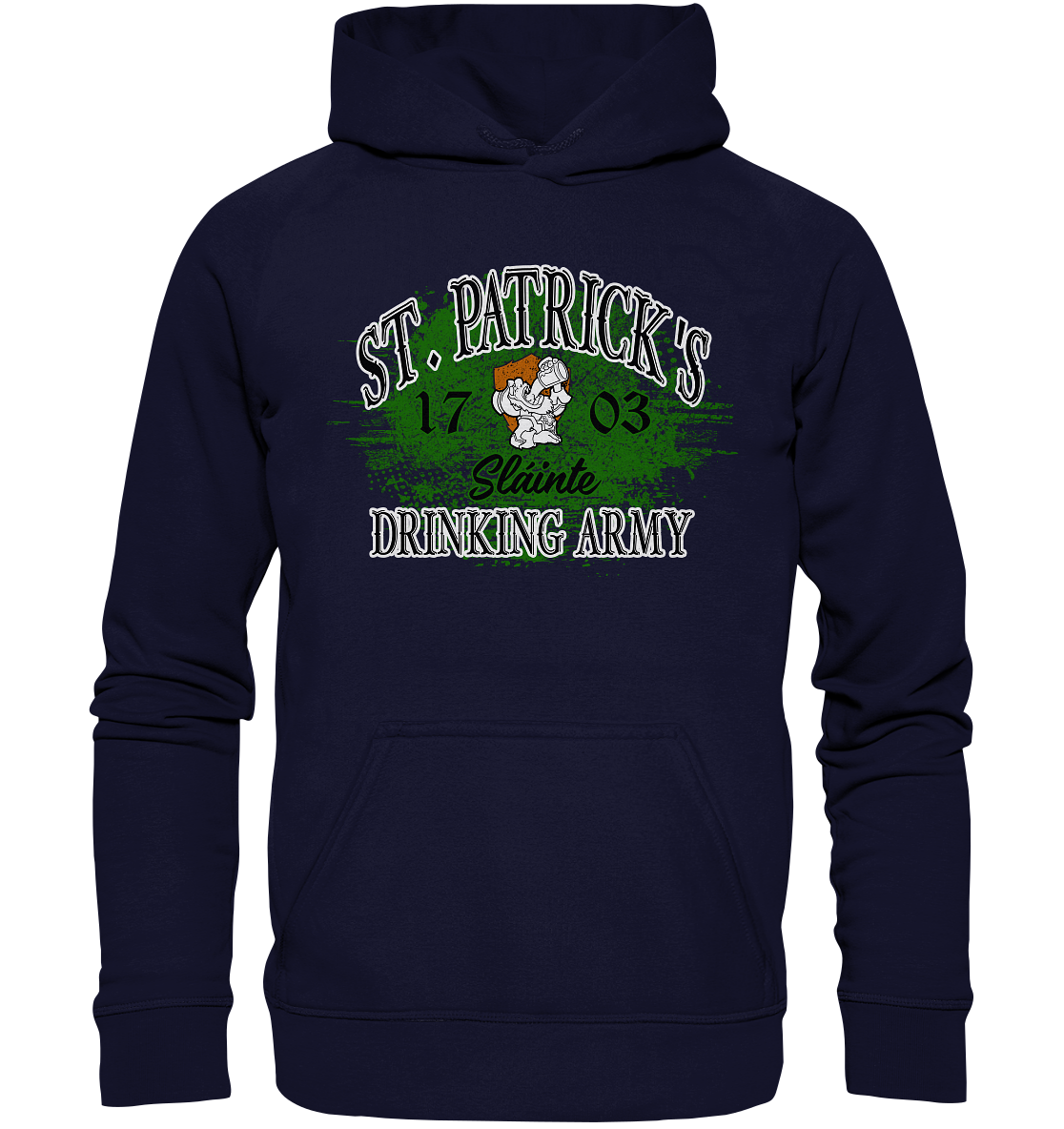 St. Patrick's Drinking Army "Sláinte" - Basic Unisex Hoodie