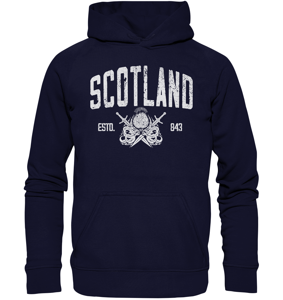 Scotland "Estd. 843" - Basic Unisex Hoodie