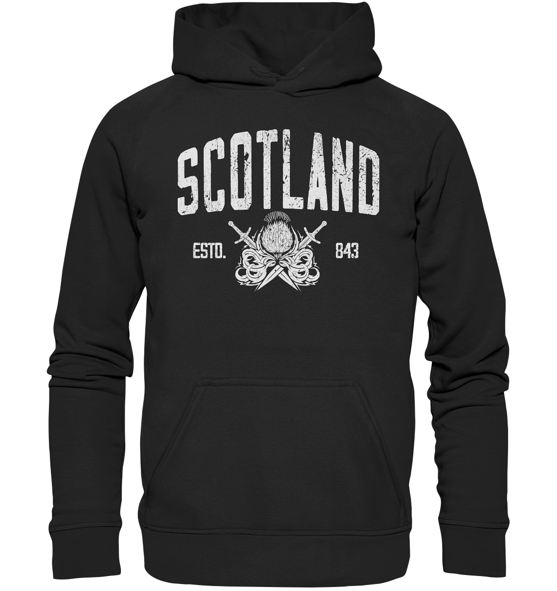 Scotland "Estd. 843" - Basic Unisex Hoodie
